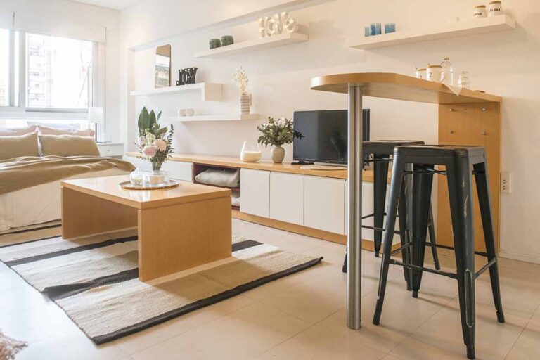 Dónde encontrar monoambientes en Nueva Córdoba ideales para estudiantes 7 vista de un monoambiente moderno y acogedor